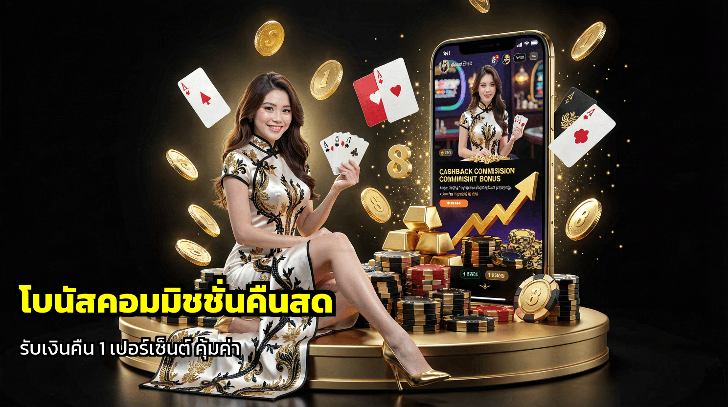 โบนัสคอมมิชชั่นคืนสด